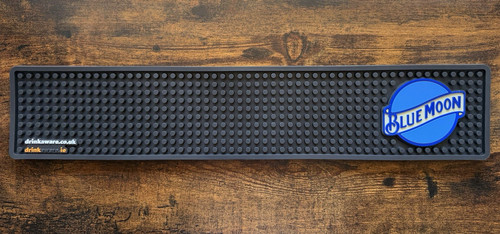 Blue moon rubber bar mat - blue,