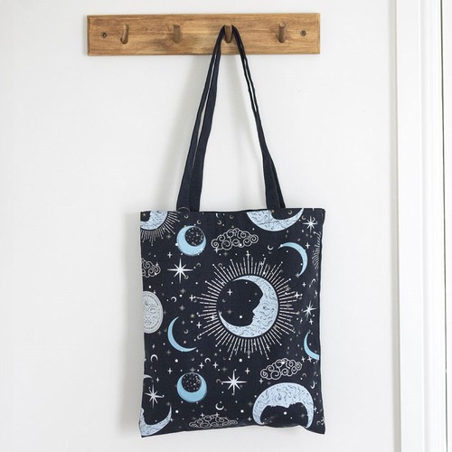 Blue moon print - blue,