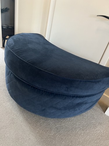 Orka half moon footstool plaza - half,