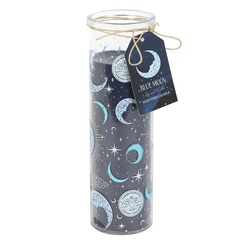 Blue moon print - blue, fig