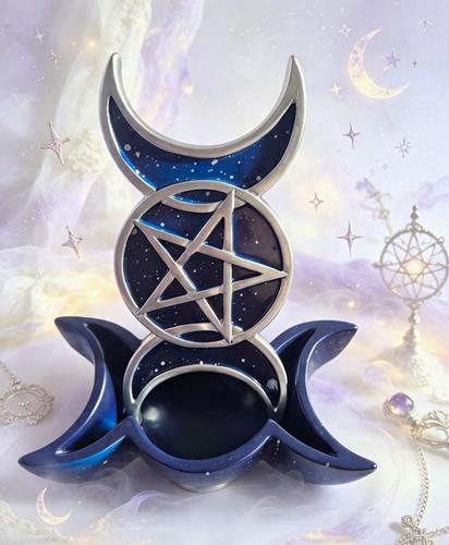 Triple moon trinket box - box,