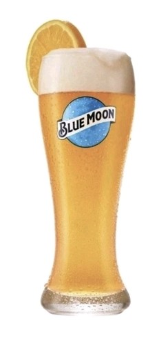 Blue moon pint glasses 20oz - blue,