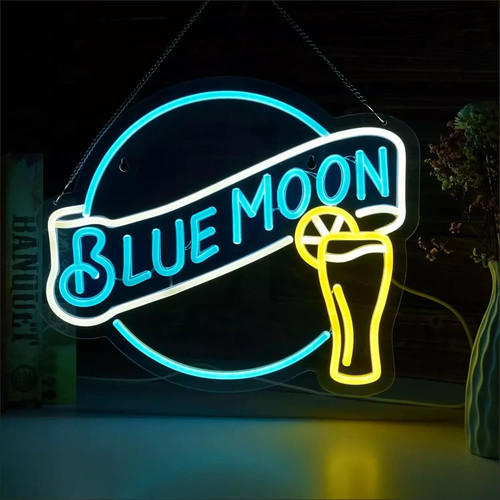 Blue moon neon - blue, for