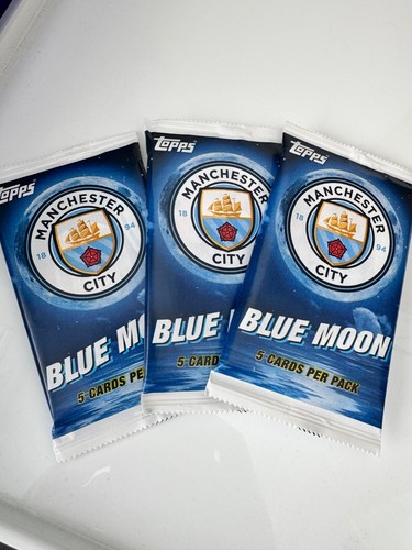 Topps manchester city - manchester, blue