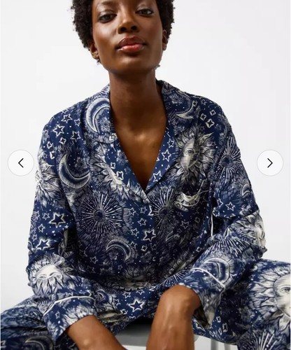 Navy blue celestial sun - blue,